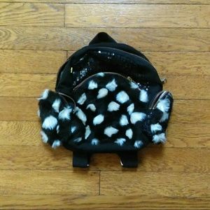 Faux Fur Mini Backpack